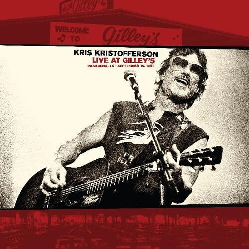Kris Kristofferson Live At Gilley’s - Pasadena, TX: September 15, 1981 (INDIE EXCLUSIVE, WHITE MARBLED VINYL) - (M) (ONLINE ONLY!!)