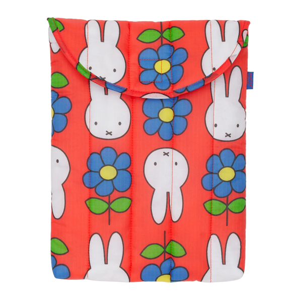 Baggu Puffy Laptop Sleeve 13"/14" - Flower Miffy