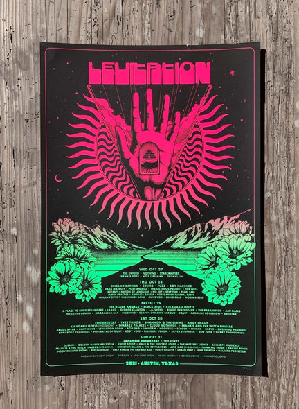 Levitation 2021 Poster by Simon Berndt - LEVITATION