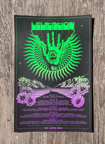 Levitation 2021 Poster by Simon Berndt - LEVITATION