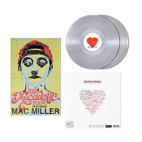 Mac Miller Macadelic (Limited Edition, Embossed, Colored Vinyl, Silver, Poster) - (M) (ONLINE ONLY!!)
