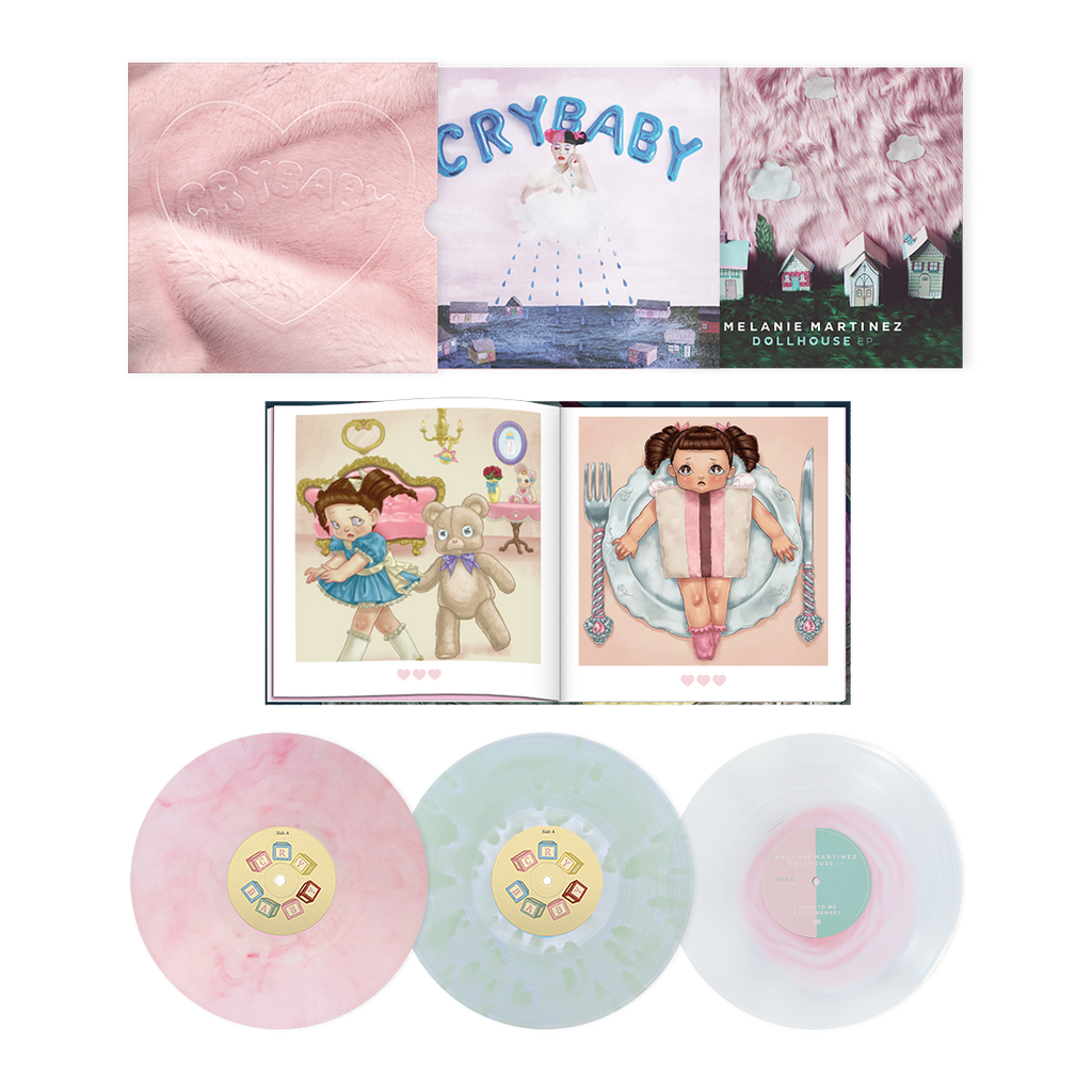 Melanie Martinez Cry Baby: 10th Anniversary Edition (Clear Vinyl, Coke Bottle Green, Pink, Special Edition) (3 Lp's)