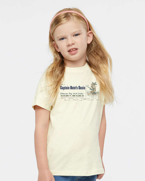Captain Nate's Oasis - Toddler Tee - Natural (Pre-Sale)