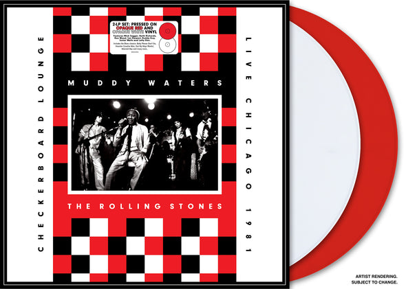 Muddy Waters/The Rolling Stones Live At Checkerboard Lounge Chicago 1981 [Red & White 2 LP] - (M) (ONLINE ONLY!!)