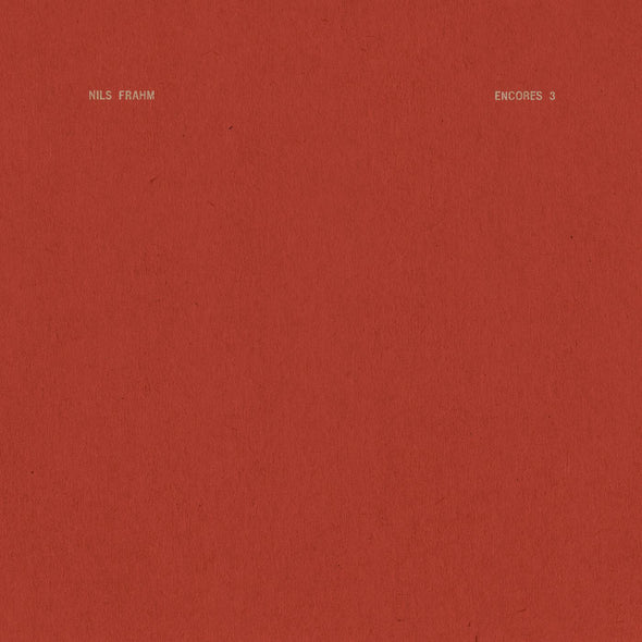 Nils Frahm Encores 3
