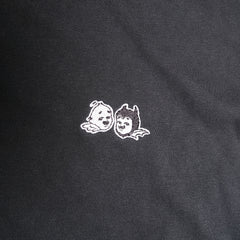 Never Evil Embroidered Perfect Tee - Briquette