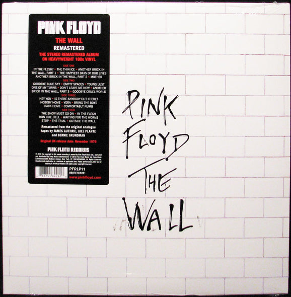 Pink Floyd The Wall (Remastered) (180 Gram Vinyl, Gatefold LP Jacket) (2 Lp's) - (M) (ONLINE ONLY!!)