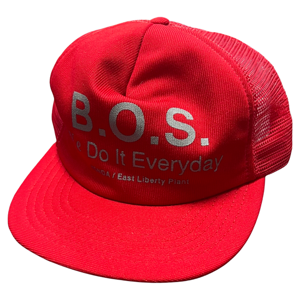 Vintage B.O.S. We Do It Everyday Trucker Hat