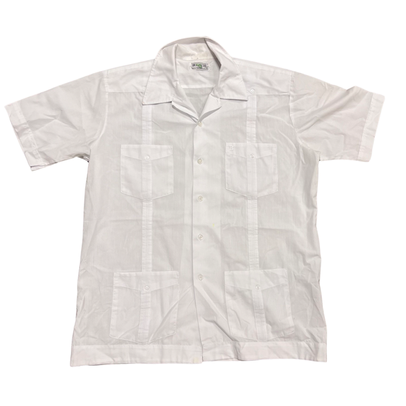 Vintage White Cabana Shirt (L)
