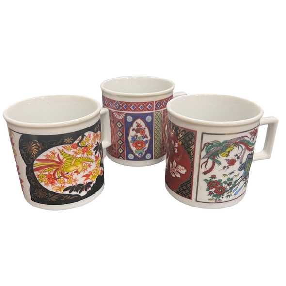 Vintage Coffee Mug Set (3)