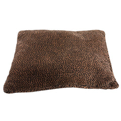 Vintage Double-Sided Leopard Throw Pillow