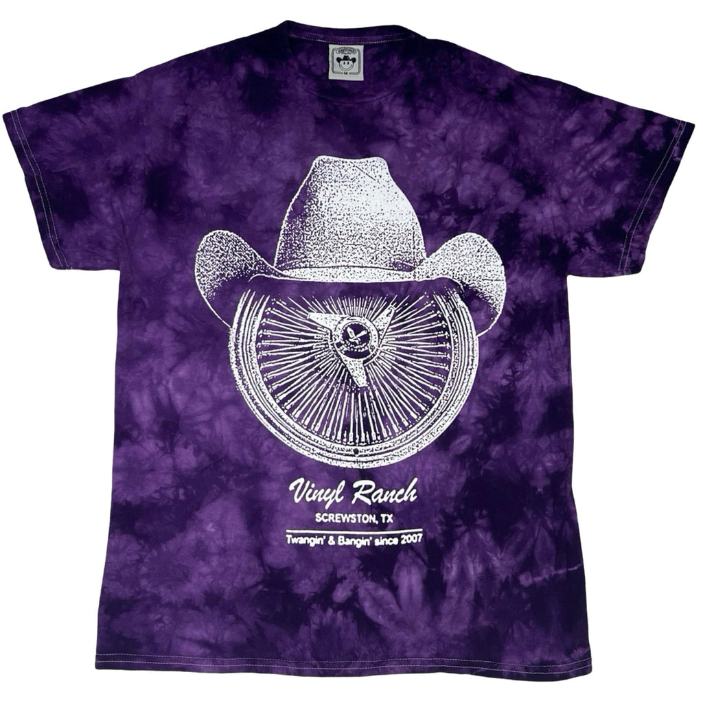 Twangin' & Bangin' Purple Tie Dye Unisex Tee