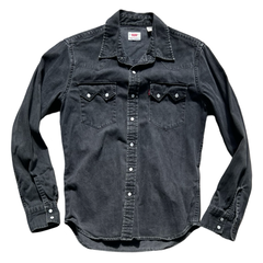 Levi's Sawtooth Denim Pearl Snap Shirt (S)