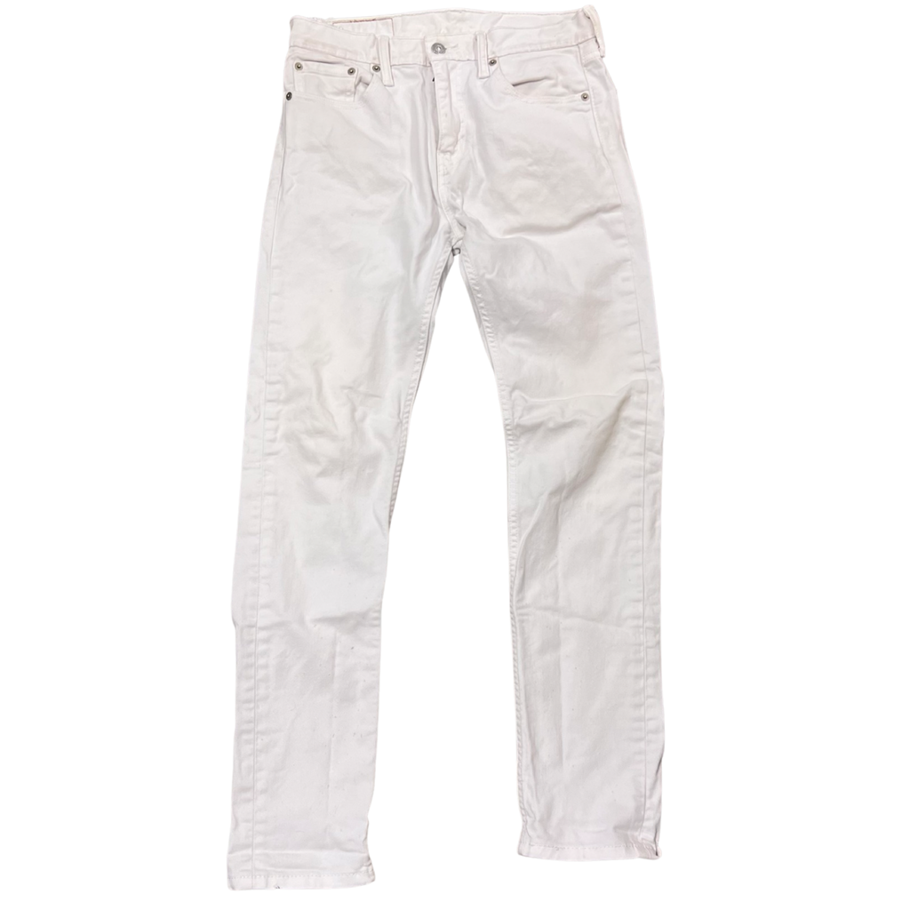 Levi's 511 2025 white jeans