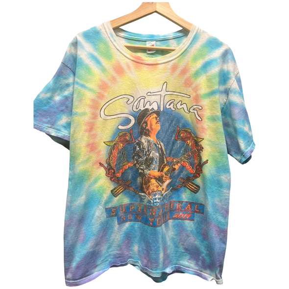 Santana 2019 Tie Dye Tour Tee (L)