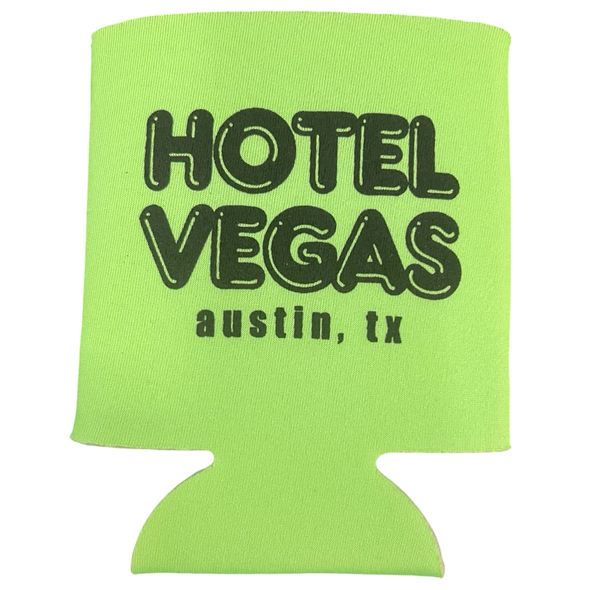 Hotel Vegas Green Koozie