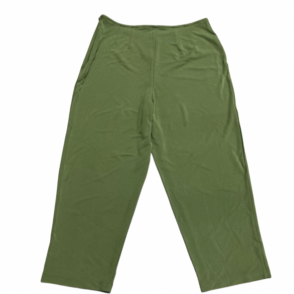 Y2K Olive Tapered Ankle Pants (28)