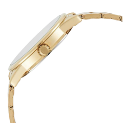 Casio Men's Gold Dial Stainless Steel Band Quartz Watch