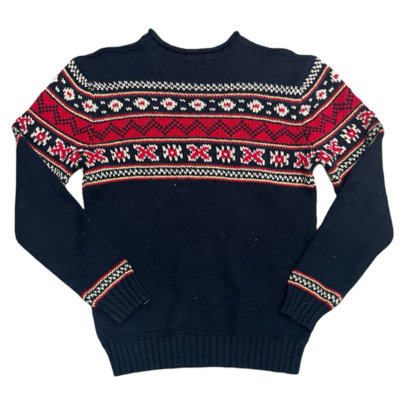 Vintage Polo Ralph Lauren Cotton Fairisle Rollneck Sweater (S/M)