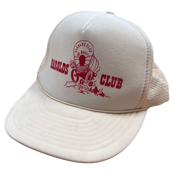 Vintage Harolds Club Trucker Hat
