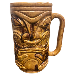 Vintage Ceramic Tiki Mug