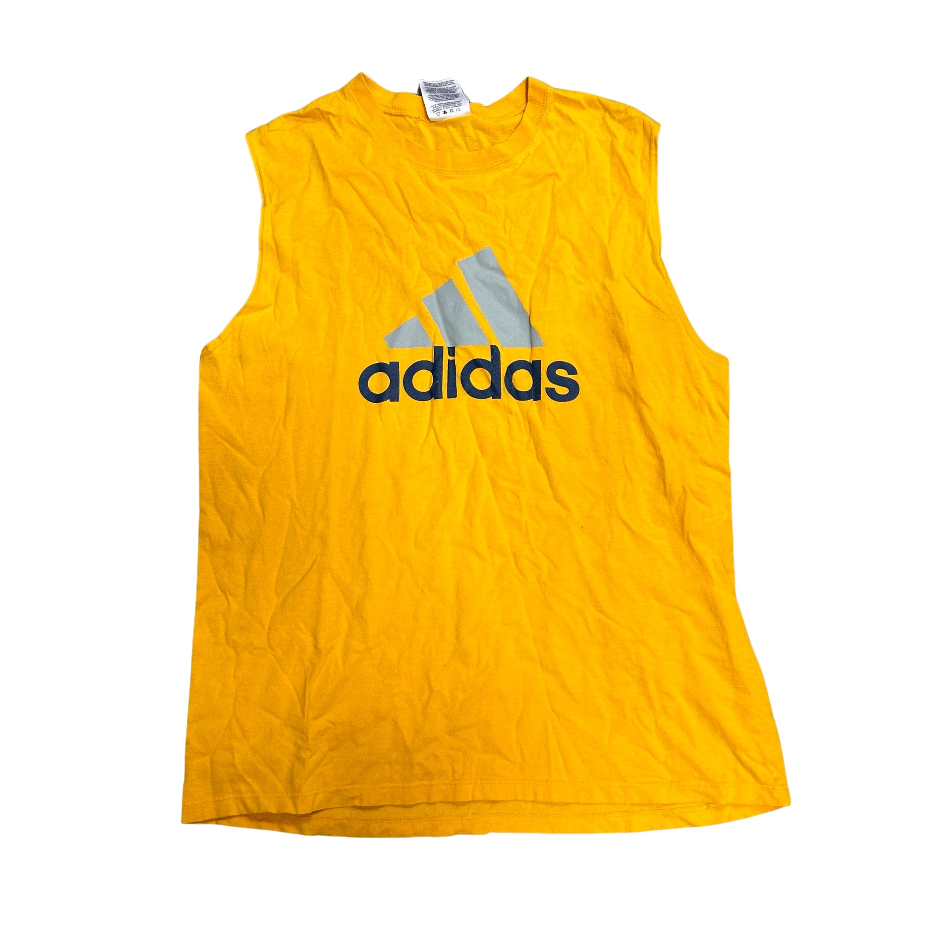 Yellow adidas tank store top