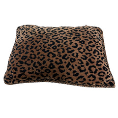 Vintage Double-Sided Leopard Throw Pillow