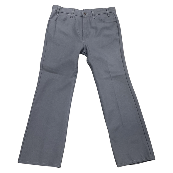 Vintage Levis Grey Sta-Prest Bootleg Pants (35x29)