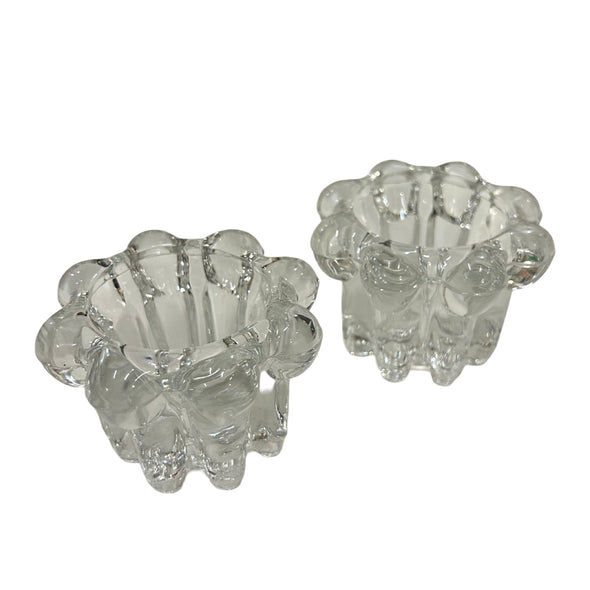 Vintage Bubble Votive Candleholders (Pair)