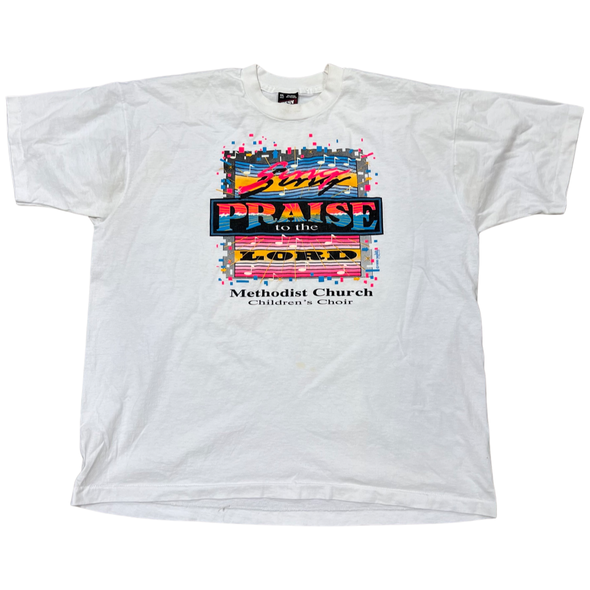 Vintage 1990 Sing Praise to the Lord Tee (XXL)