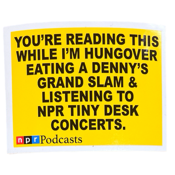 Tiny Desk Bumper Sticker