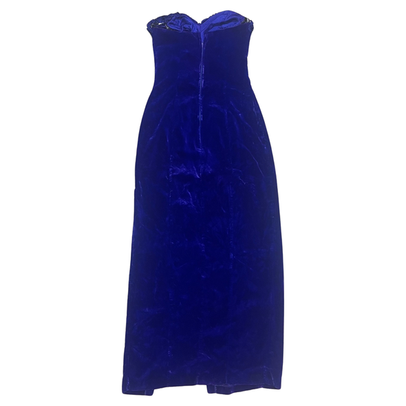 Vintage 90's Purple Velvet Dress (M)