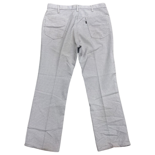 Vintage Levi's Seersucker Sta-Prest Bootcut Pants (34x28.5)