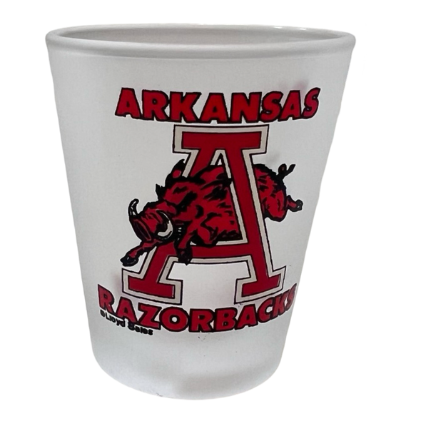 Vintage Arkansas Razorbacks Shot Glass