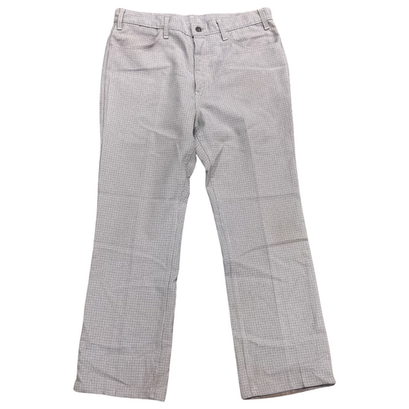 Vintage Levi's Seersucker Sta-Prest Bootcut Pants (34x28.5)