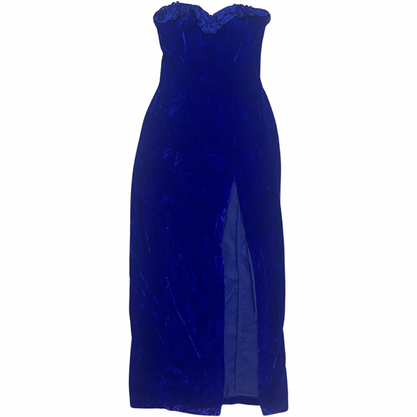 Vintage 90's Purple Velvet Dress (M)