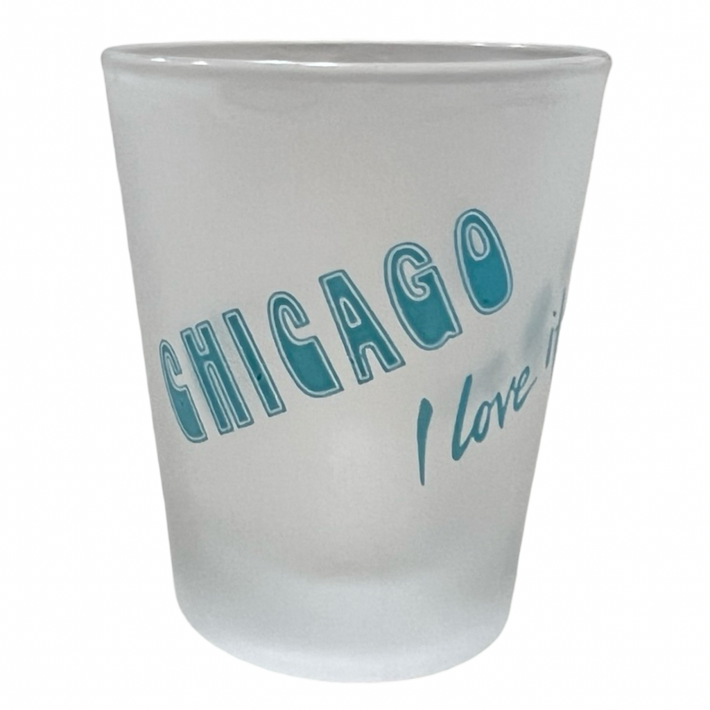 Vintage Chicago I Love It Shot Glass