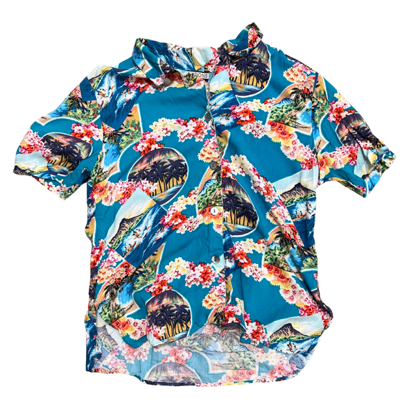 Vintage 90's Ladies Hawaiian Shirt (S)