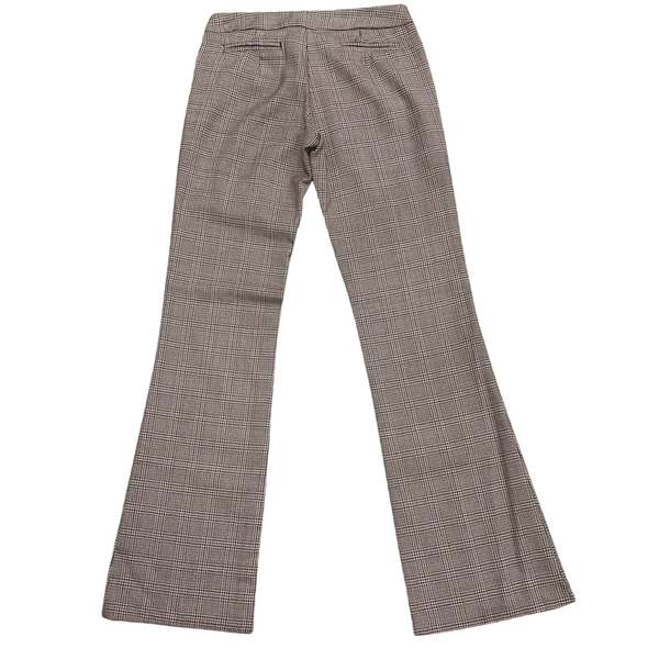 Vintage Y2K Plaid Low Rise Flair Pants (27x32)
