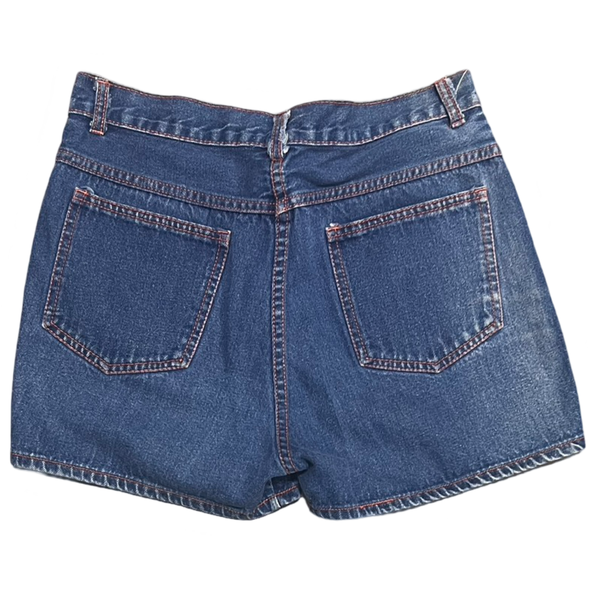 70's Denim Dark Wash Shorts (27)