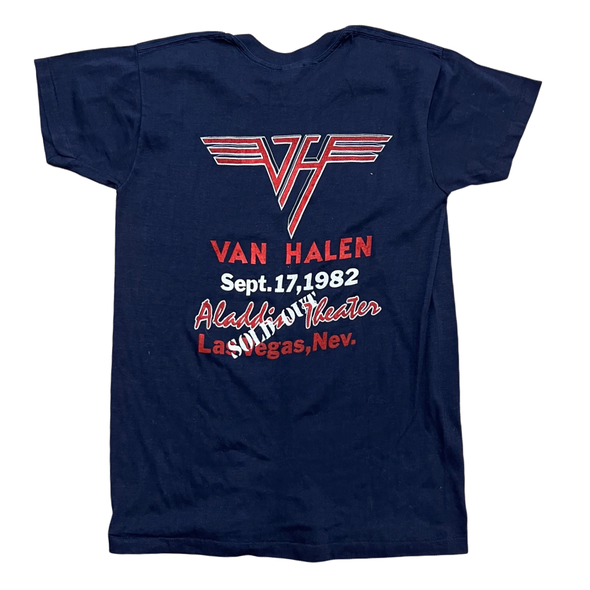 Vintage 1982 Deadstock Van Halen Tour Crew Tee (M)