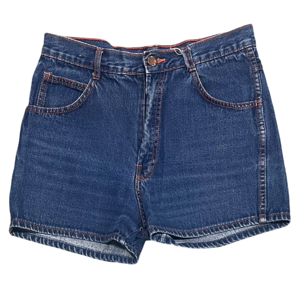 70's Denim Dark Wash Shorts (27)