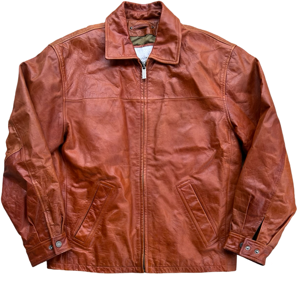 Wilson’s Caramel Leather Jacket (M)