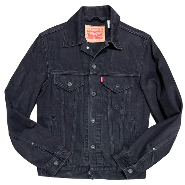 Levi's Black Denim Trucker Jacket (S)