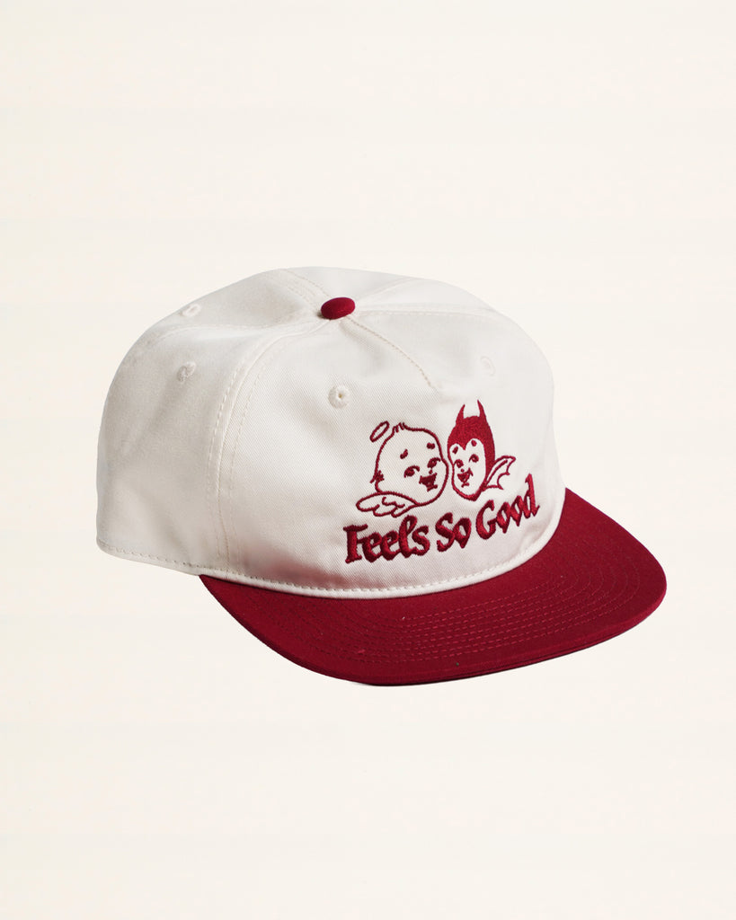 Standard Issue Two Tone Hat - Natural/Red
