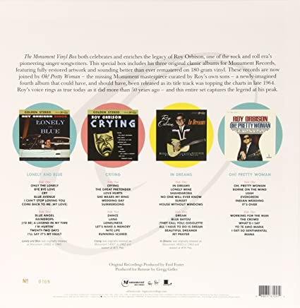 Roy Orbison The Monument Vinyl Box (RSD Release) (4 Lp's) (Box Set) - (M) (ONLINE ONLY!!)