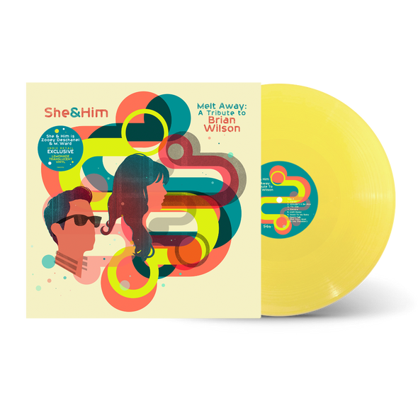 She & Him Melt Away: A Tribute To Brian Wilson (Limited Edition, Translucent Lemonade Colored Vinyl, Indie Exclusive) - (M) (ONLINE ONLY!!)