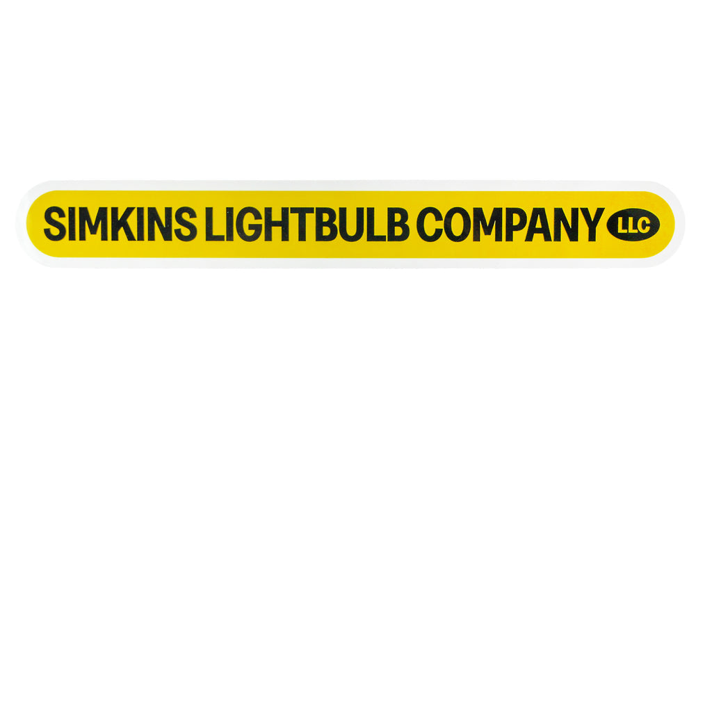 Lightbulb Logo Sticker