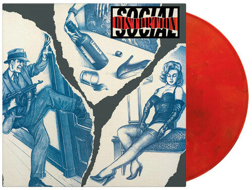 Social Distortion Social Distortion (Limited 180G) [Translucent Red, Black & White Marble Vinyl] [Import]