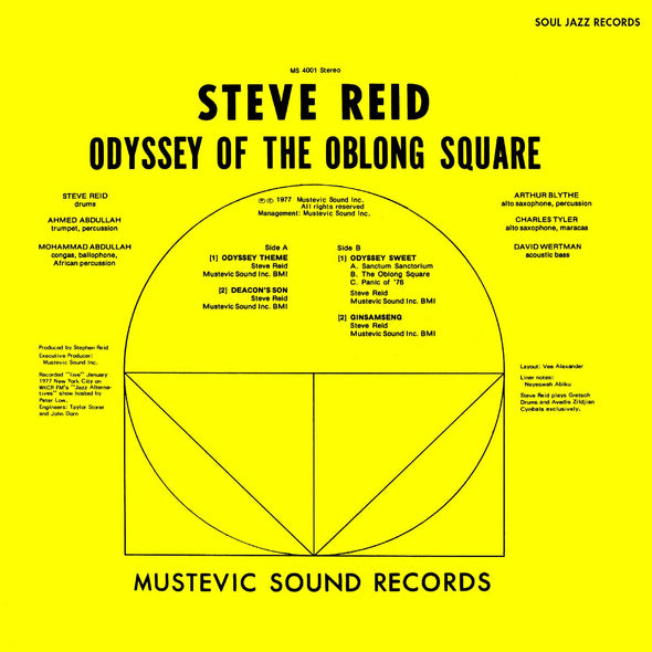 Steve Reid Odyssey of the Oblong Square (GOLD VINYL)